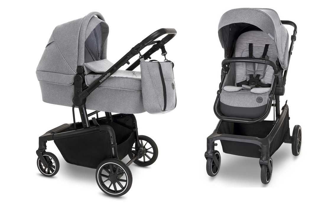 Baby design ZOY wózek 2w1 NOWY  2 kolory gray szary
