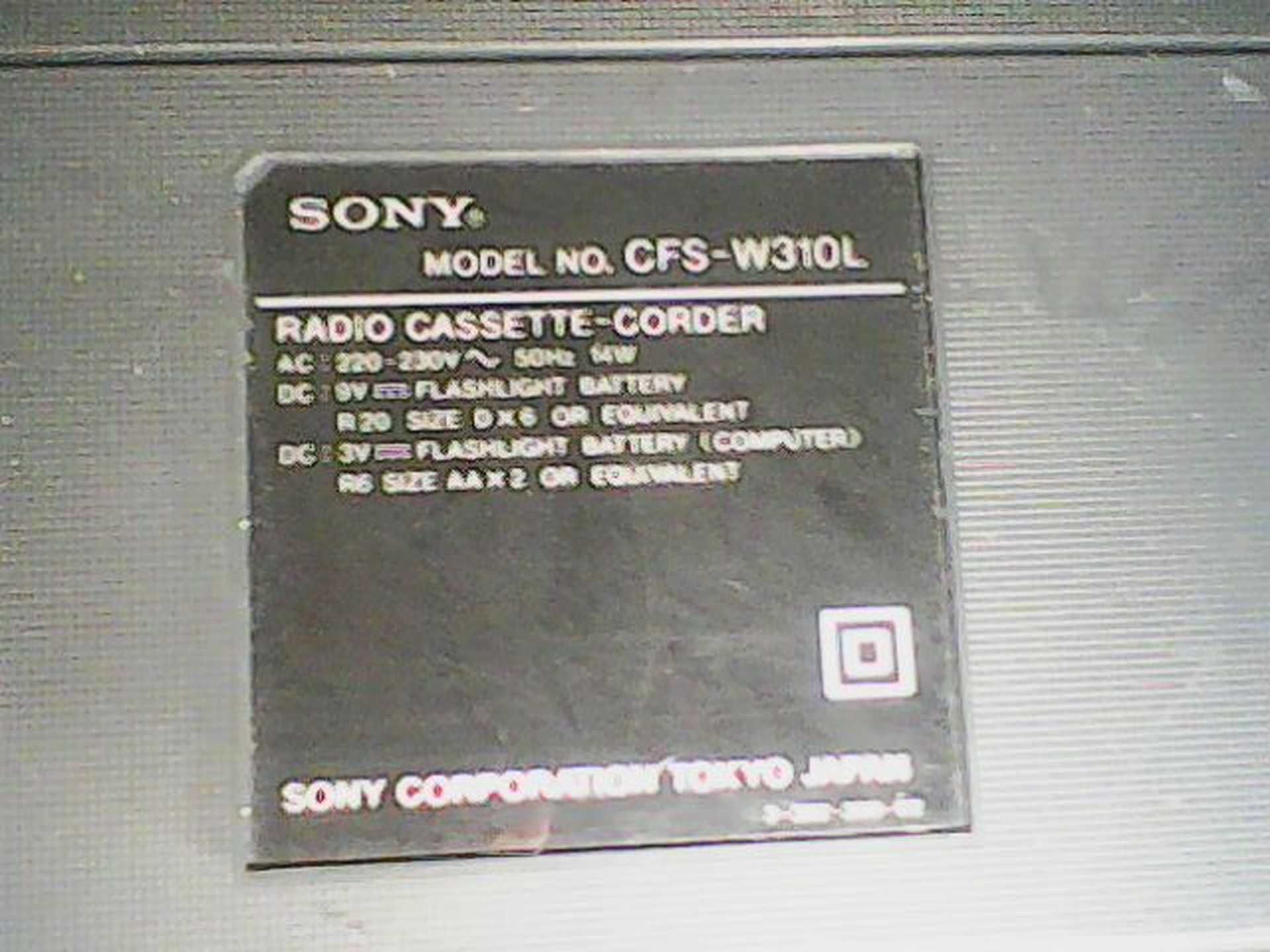 Radio Magnetofon Sony CFS W310L ORYGINAŁ z 1994r