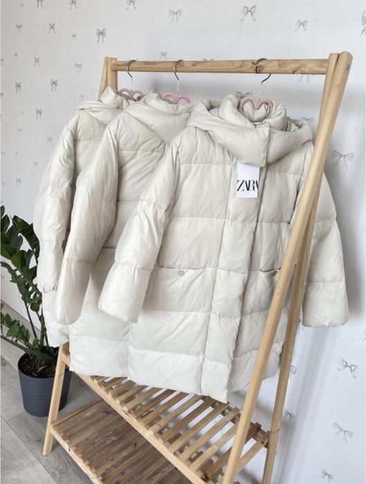 Пуховик zara зимове пальто zara куртка zara зимова зимнее пальто зара