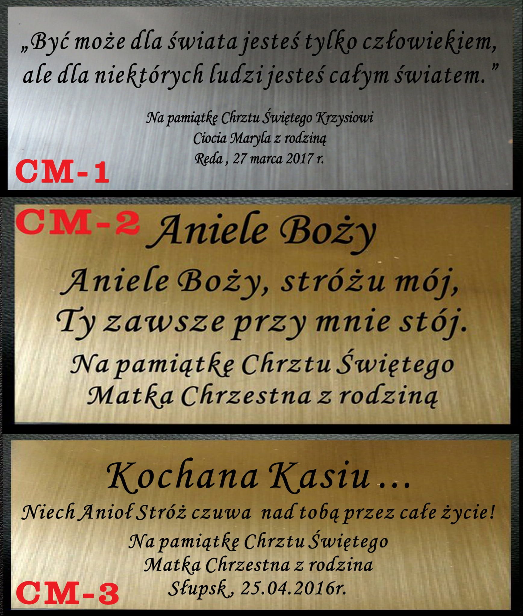 Anioł stróż - obraz z dedykacją, prezent na chrzest - as1-3