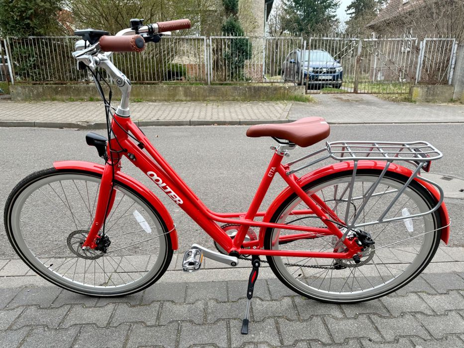 Rower elektryczny OOLTER Etta C1, 28” czerwony NOWY!!!