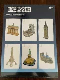 5 puzzles 3D de monumentos históricos