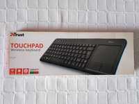 Teclado Trust Touchpad Wireless Keyboard (Ler Descrição)