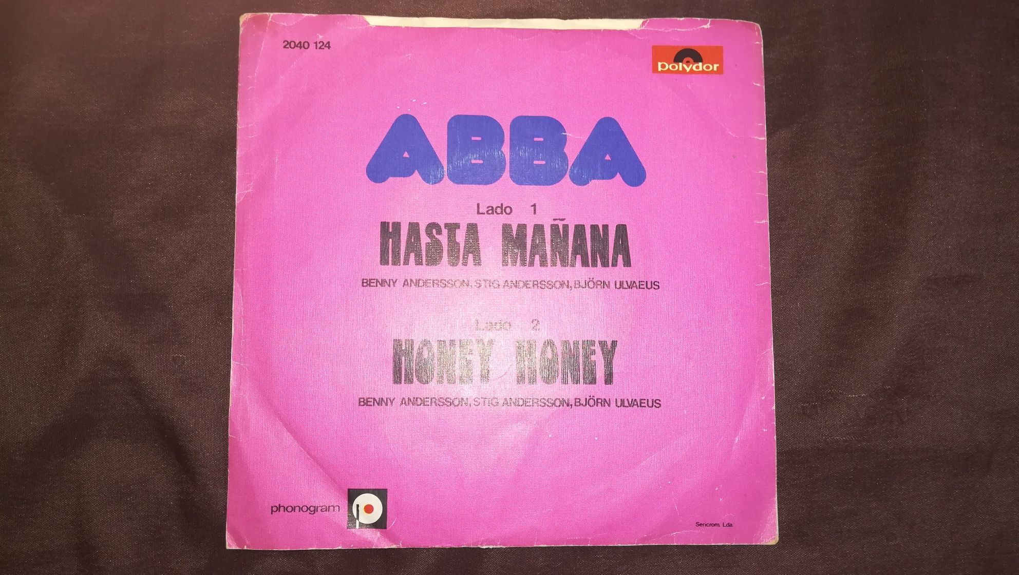 Vinil / Vinyl - Single ABBA - Hasta Mañana