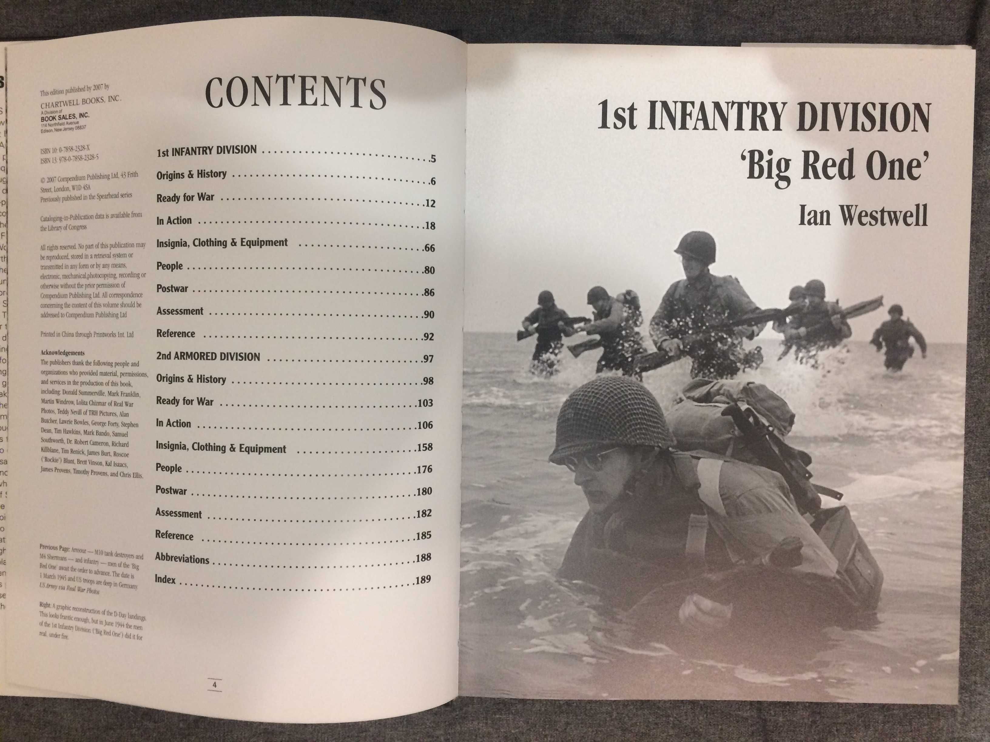 US FORCES IN EUROPE [1st Infantry Div. Big Red One, 2nd Armored Div.]