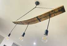 Lustre artesanal /candeeiro de teto
