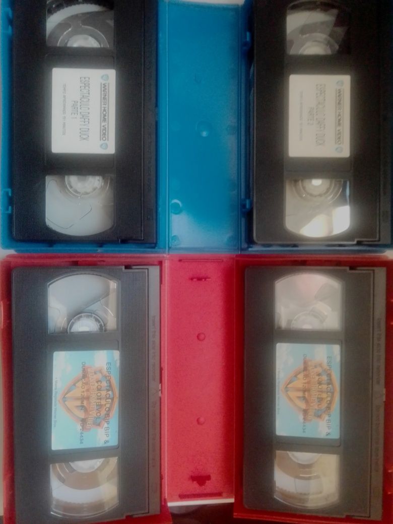 Cassetes VHS Duplas Anos 80 Animação