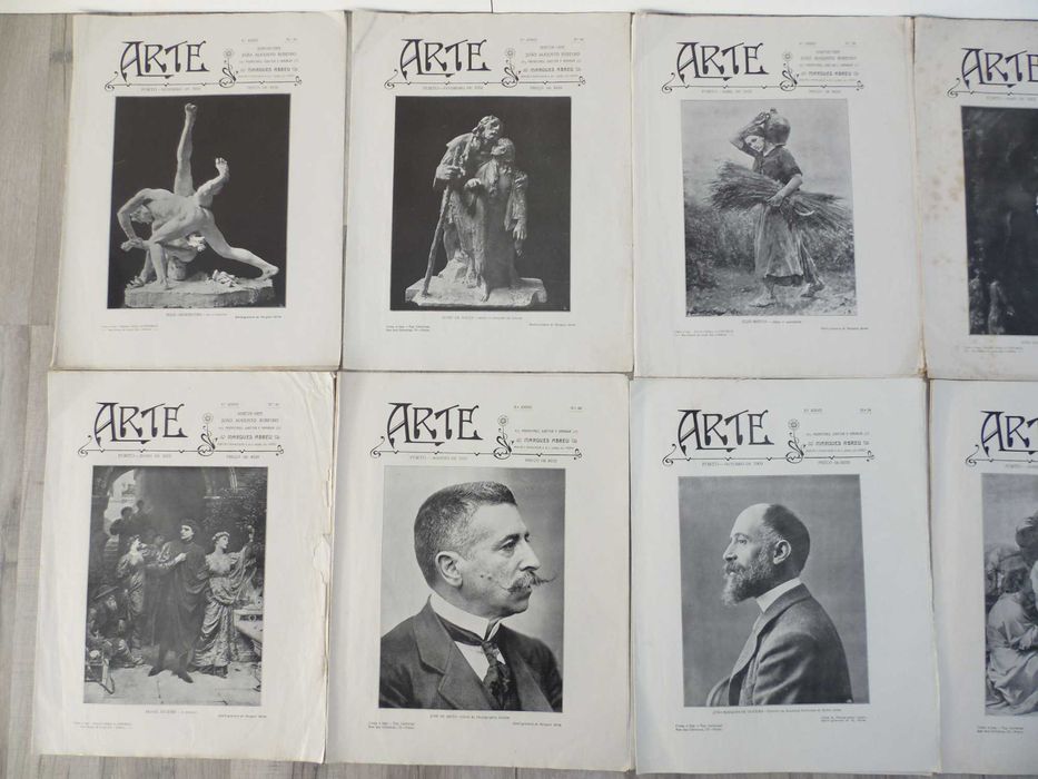 25 exemplares da revista Arte - Archivo de Obras de Arte ('1905-'1912)