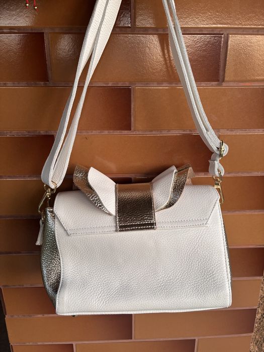 Elegancka Torebka listonoszka kokarda massimo conti