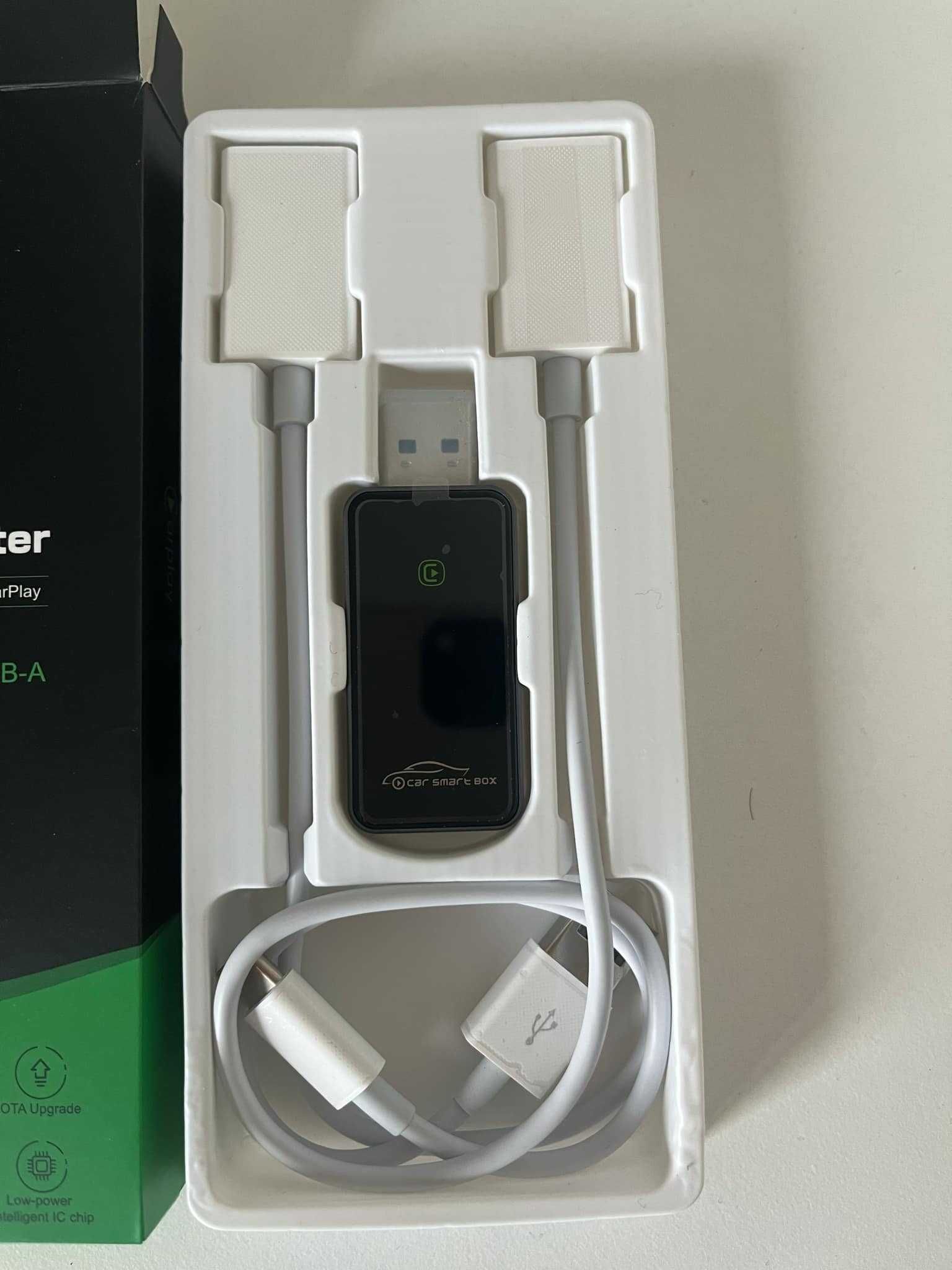 Bezprzewodowy adapter Apple Car Play USB USB-C sterowanie Iphone