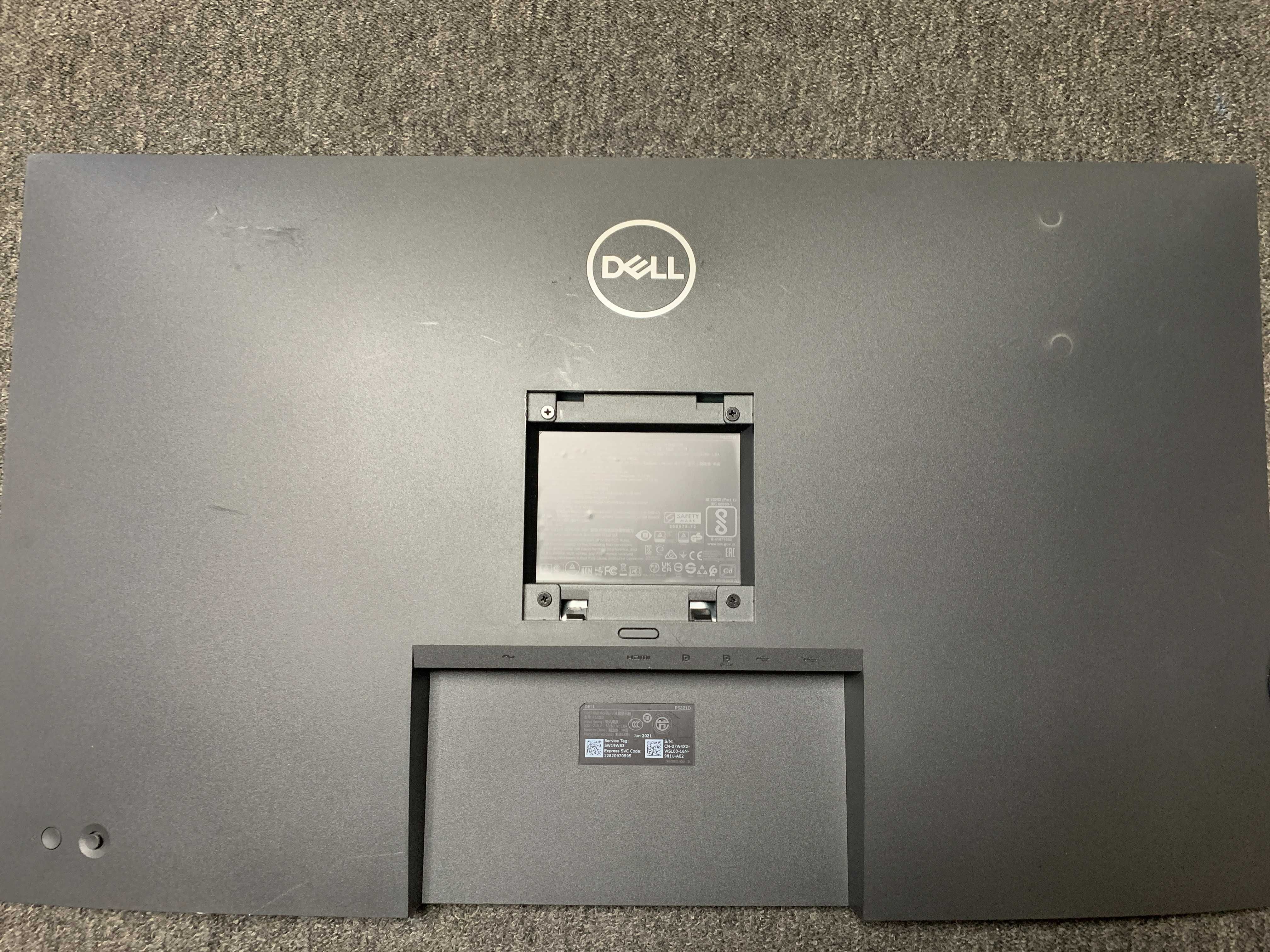 Монітор 32" Dell P3221D; HDMI+DP+TypeC битий екран, без ноги