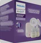 Bomba Avent Electrica Dupla + 2 biberons Avent