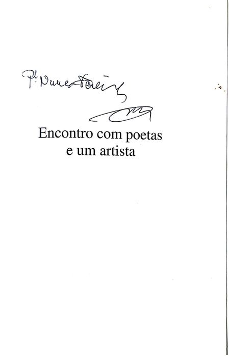 Encontro com poetas e um artista / Mário Simões Dias - Coimbra, 2000