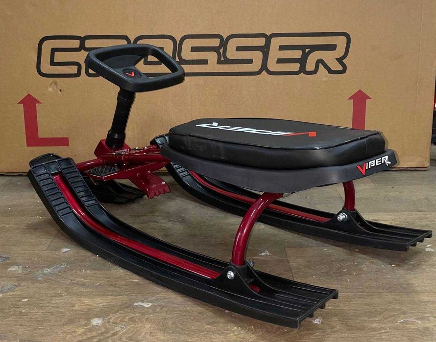 Акція! Снігокат дитячий Viper сані Кроссер з амортизатором ТОП санчата