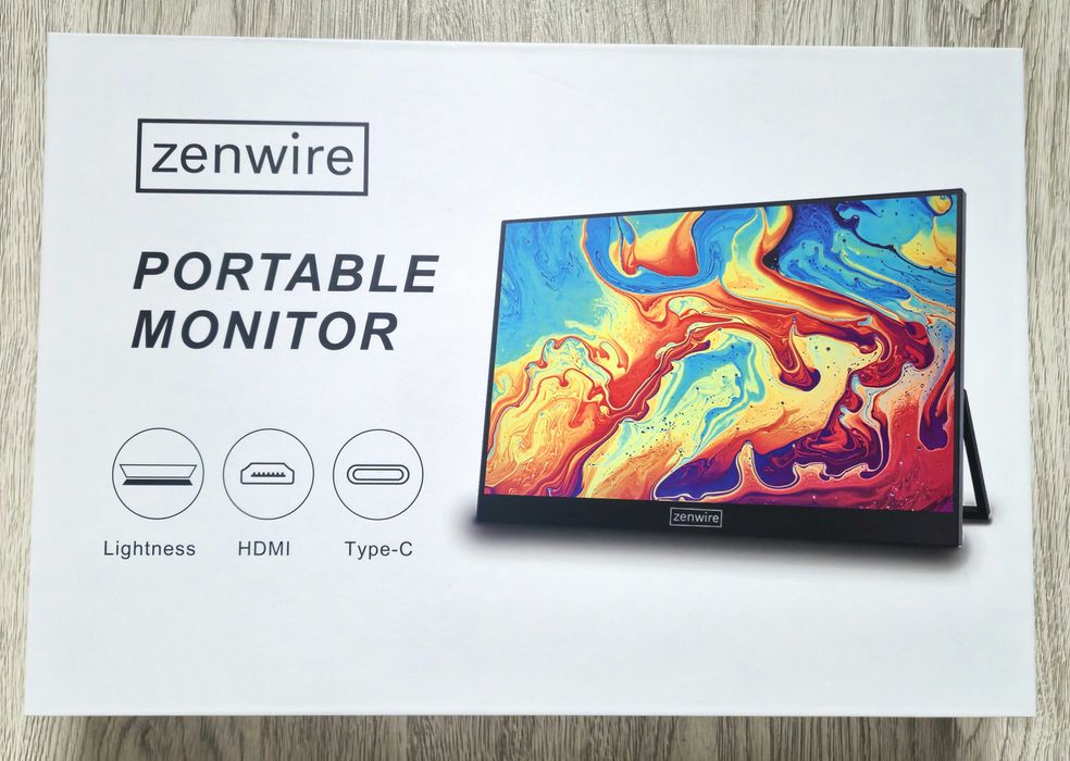 Monitor Zenwire M8P 15.6' | Etui | Stan Idealny