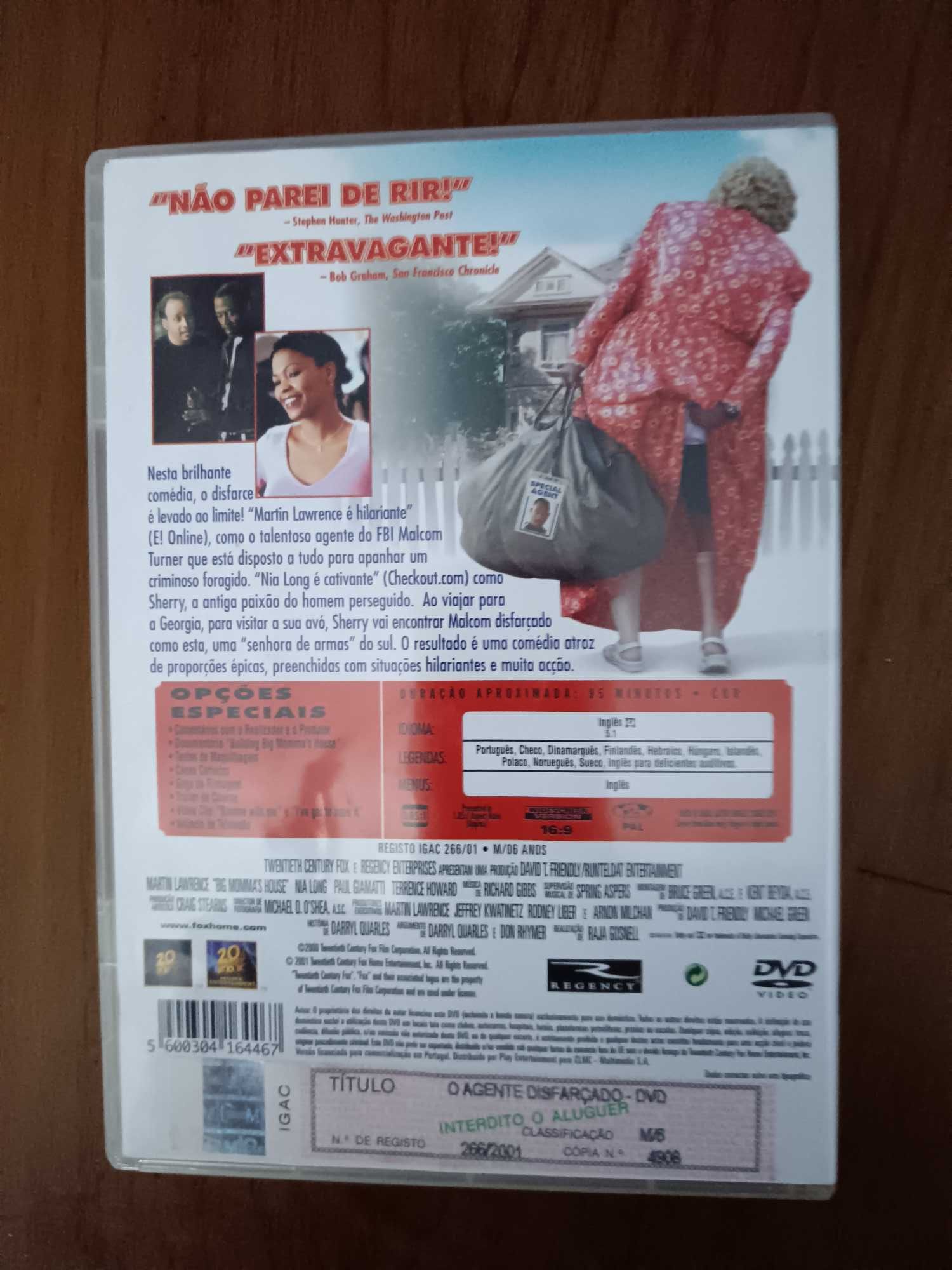 filme dvd original - o agente disfarçado