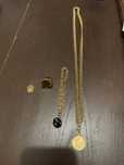 Ouro 19k 22k fio pulseira anel