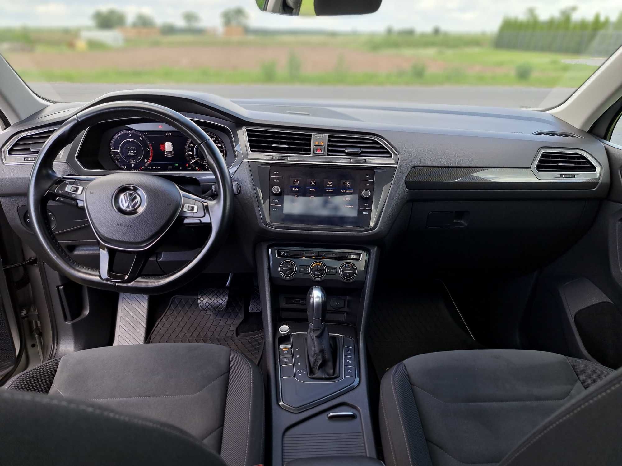 VW Tiguan 2.0 TDI, skrzynia DSG, łopatki, panorama