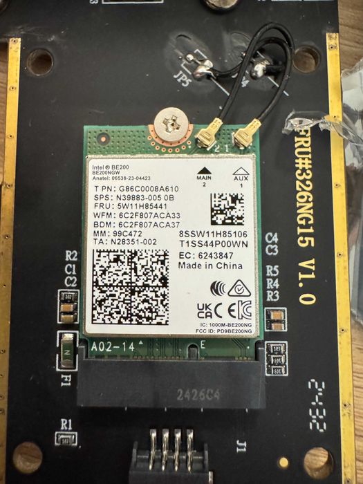 Karta sieciowa bezprzewodowa Intel BE200 WiFi 7 802.11AX 6GHz M.2 PCIe