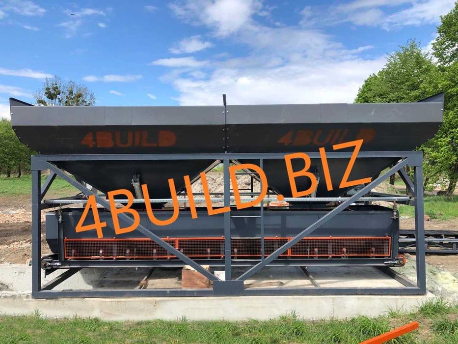 Бункера дозаторы, Бетонный узел, ленточный конвейер