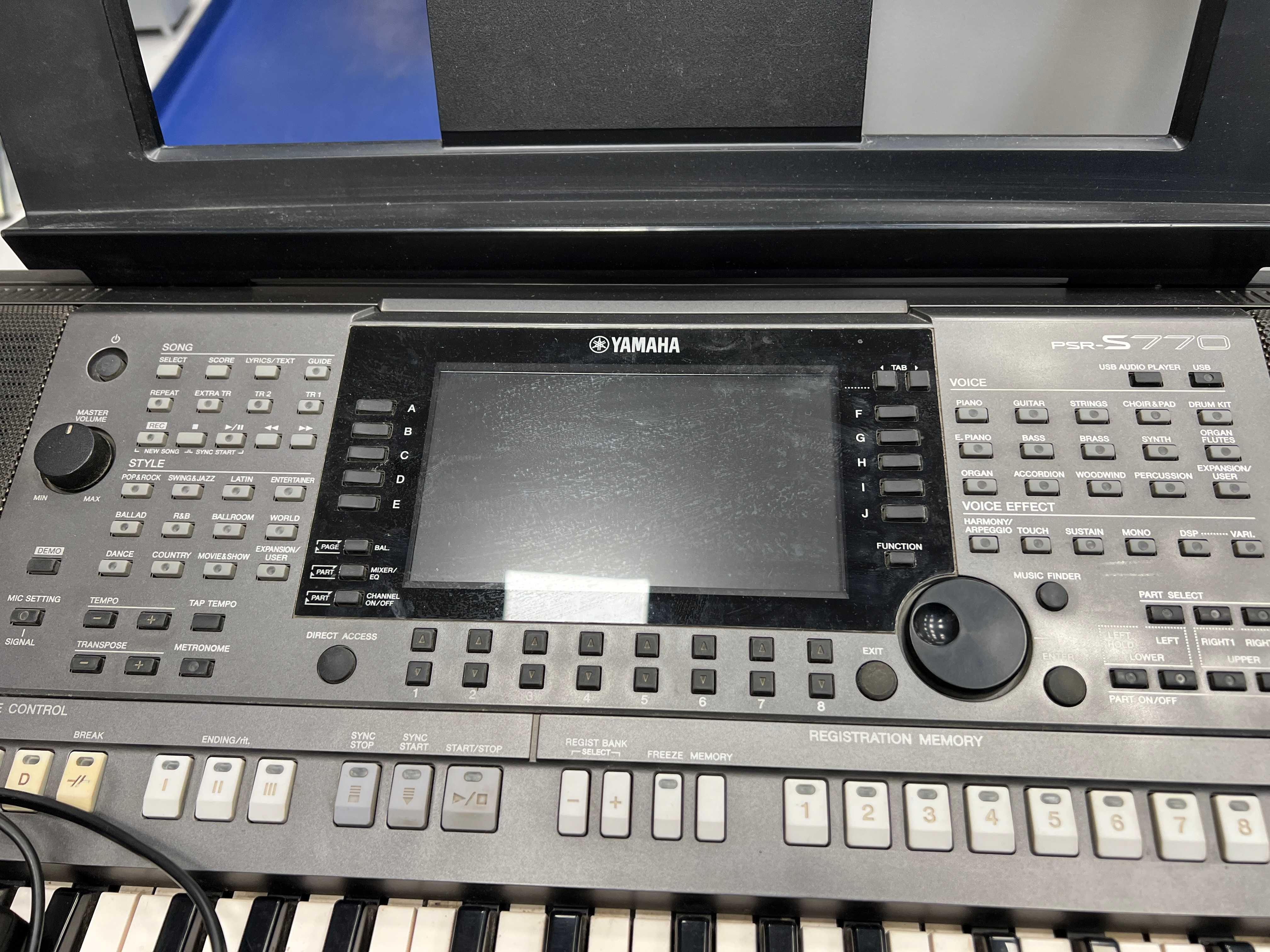 Keyboard Yamaha PSR-S770 * Lombard Madej Gorlice