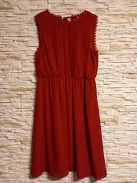Czerwona letnia sukienka r 40 Orsay
