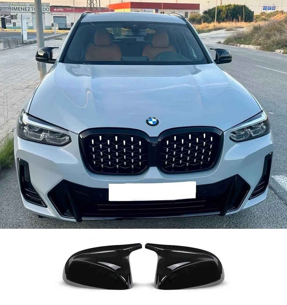 BMW X3 G01 X4 G02 X5 G05 Obudowy Nakładki Lusterek CZARNE M STYLE FV