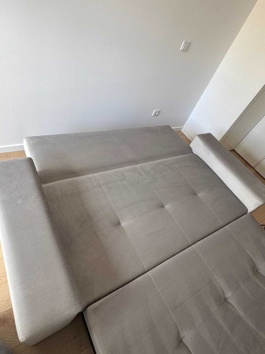 Sofá-Cama Best Sofá c/ Sobrecolchão + Roupa de Cama (novo)