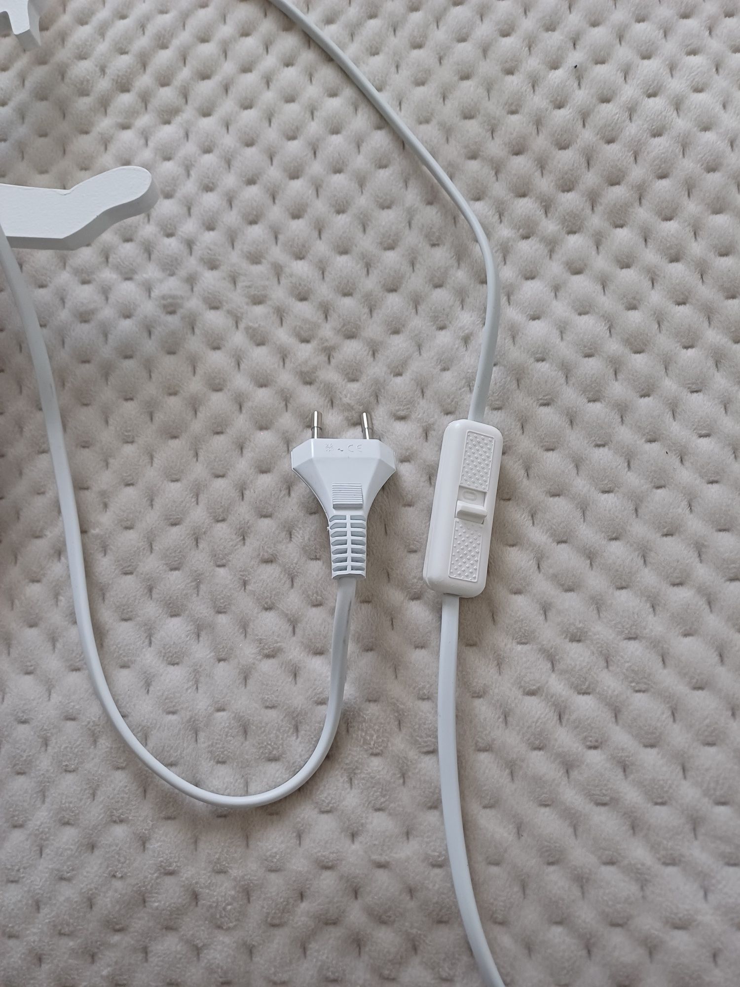 Lampka nocna, ścienna, drewniana lampka wróżka, led