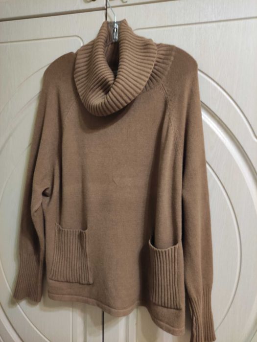 Світер-гольф светр оверсайз з високою горловиною, р.52-54/EU44