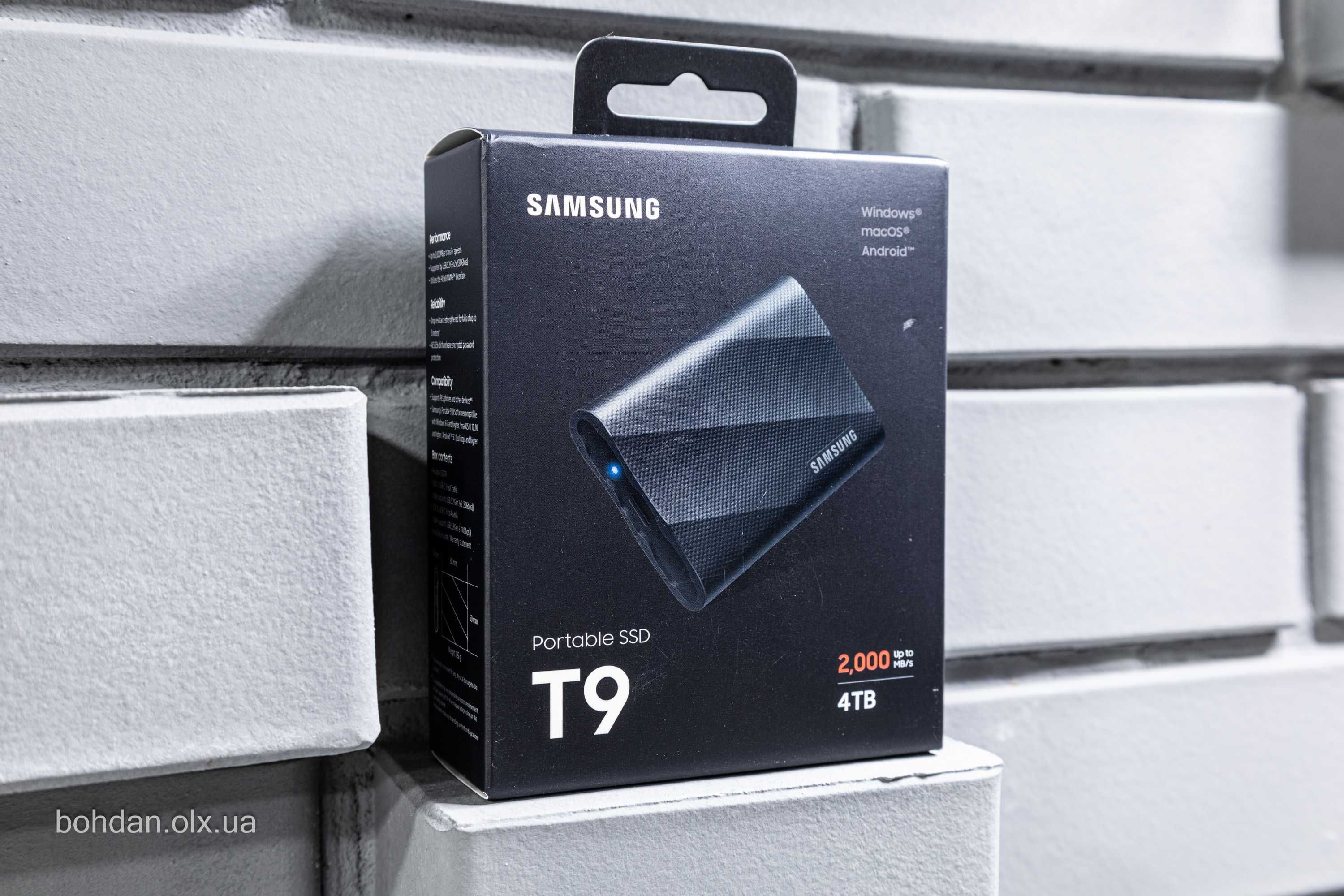 Samsung T9 4TB Portable SSD (MU-PG4T0B)