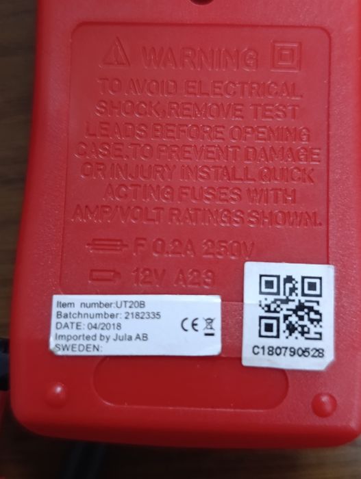 Тестер цифровий мультиметр