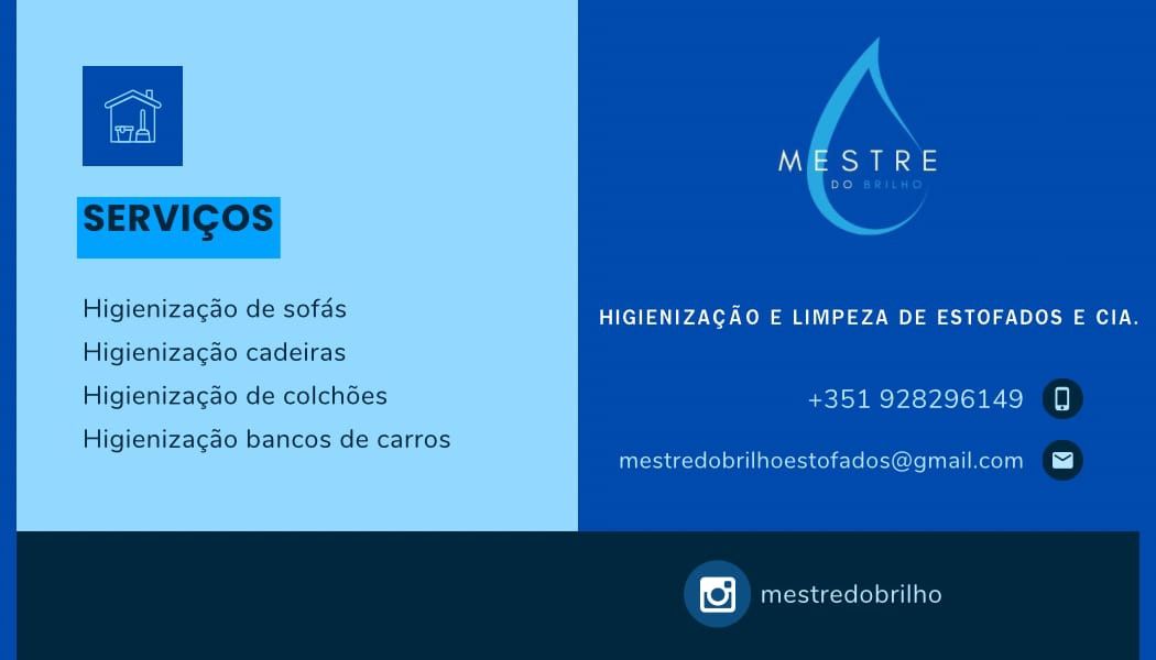Higienização e limpeza de estofos