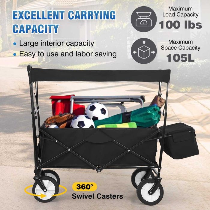 Nowy wózek składany / wozidło na plażę /transporter / przyczepka !N59!