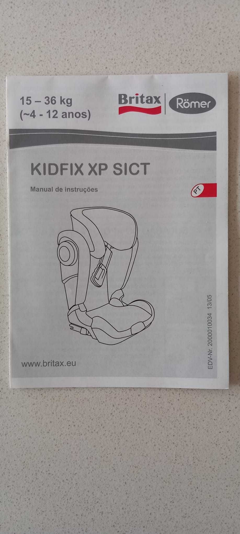 Cadeira Auto Britax Römer KID FIX XP SICT Isofix 15-36 kg (-4-12 anos)