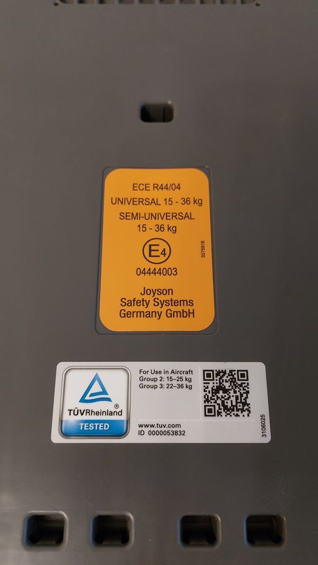 Fotelik samochodowy Takata Maxi 15-36