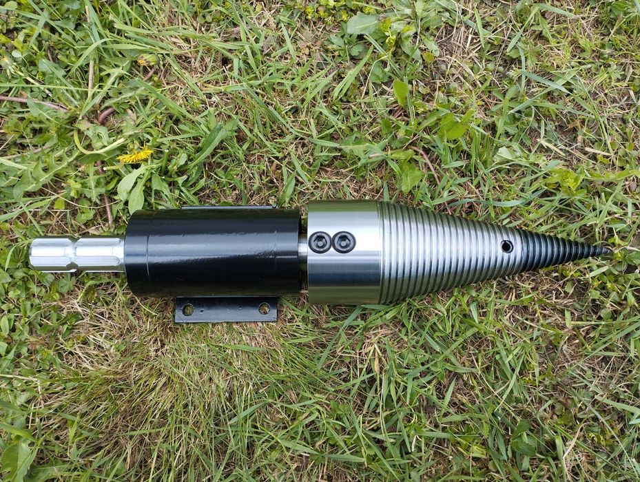 Łuparka świdrowa do ciągnika WOM 100mm / świder do łupania drewna