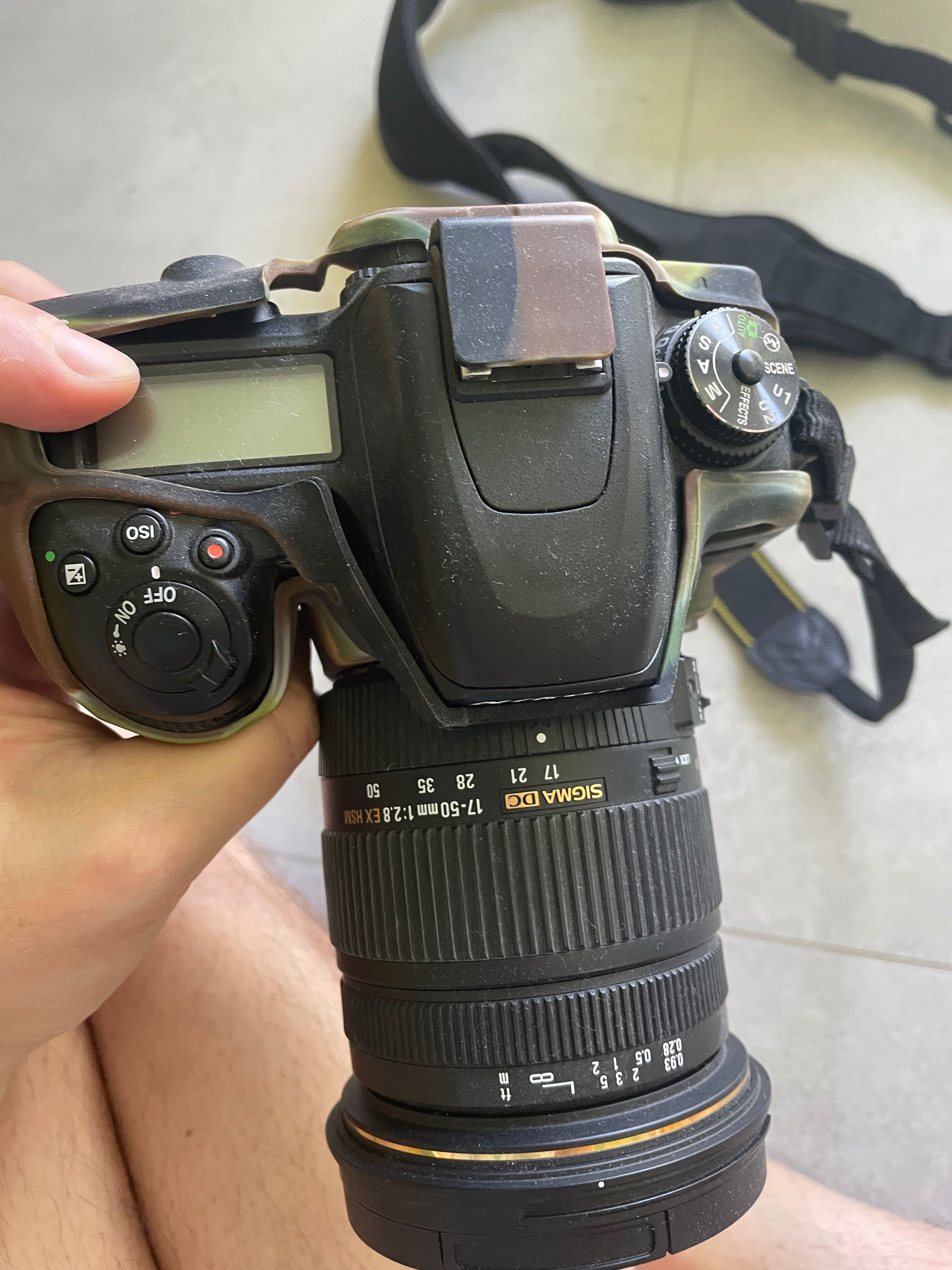 Nikon d7500 plus obiektyw Sigma 17-50 2.8