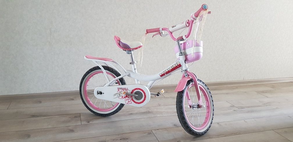 Велосипед дитячий RoyalBaby JENNY GIRLS 18 біло-рожевий