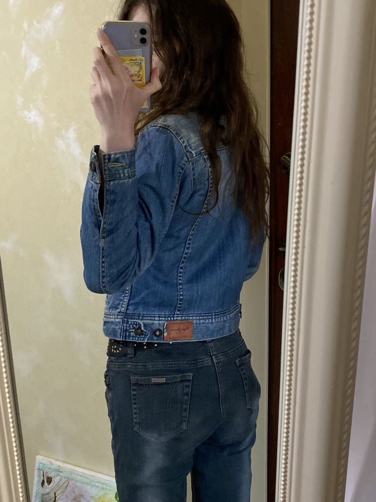 old school джинсовая куртка бренда Pepe Jeans