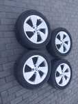 Alufelgi 17 " 5x112 Skoda VW opony 215 55 r17