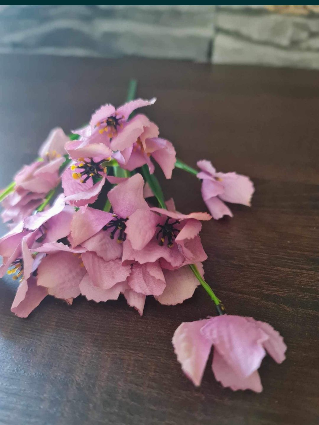Bukiet sztuczny kwiatów 32cm 48tknkw
