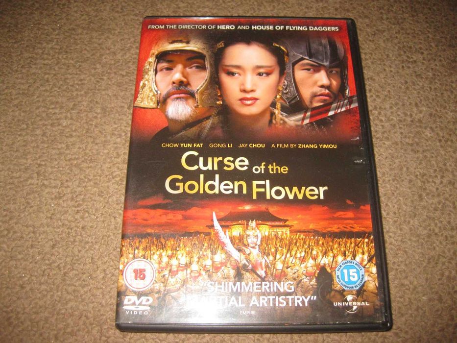 DVD "A Maldição da Flor Dourada" de Zhang Yimou