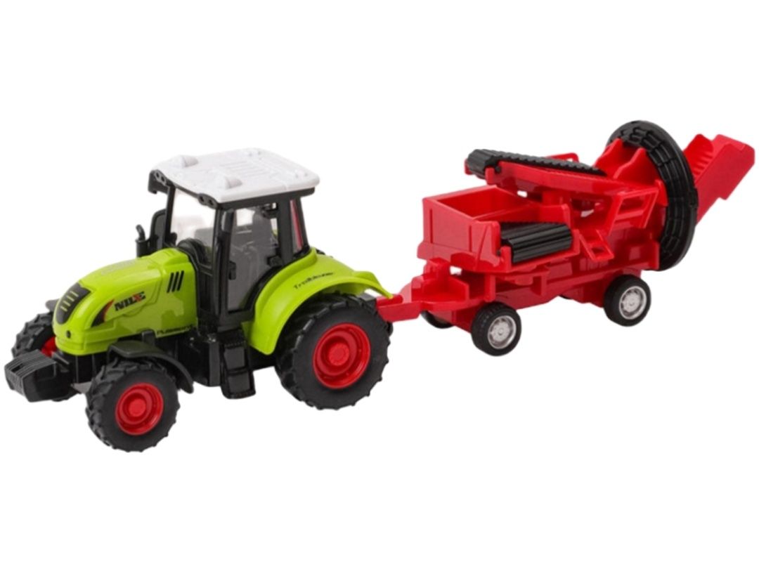 Zabawka Traktor z przyczepą Ciagnik z napędem