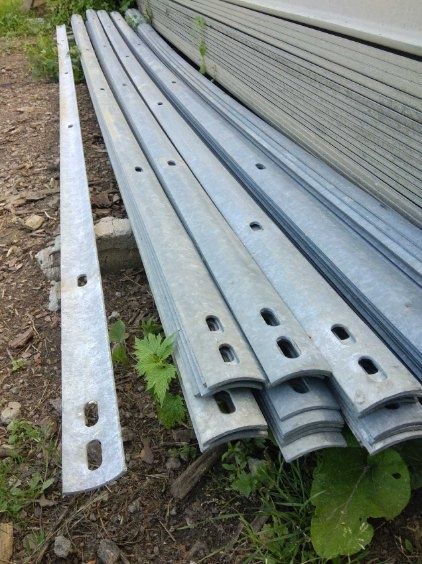 Bariery drogowe ocynkowane przegrody  4,3 m i płaskowniki