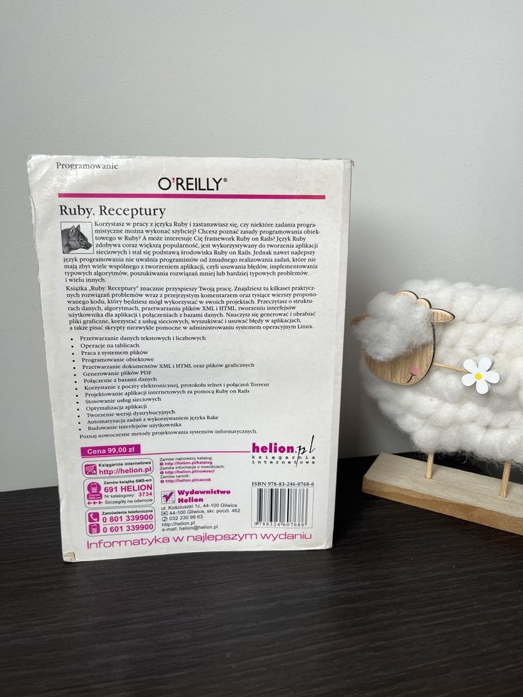 Ruby. Receptury Cookbook O'Reilly Carlson, Richardson programistyczna