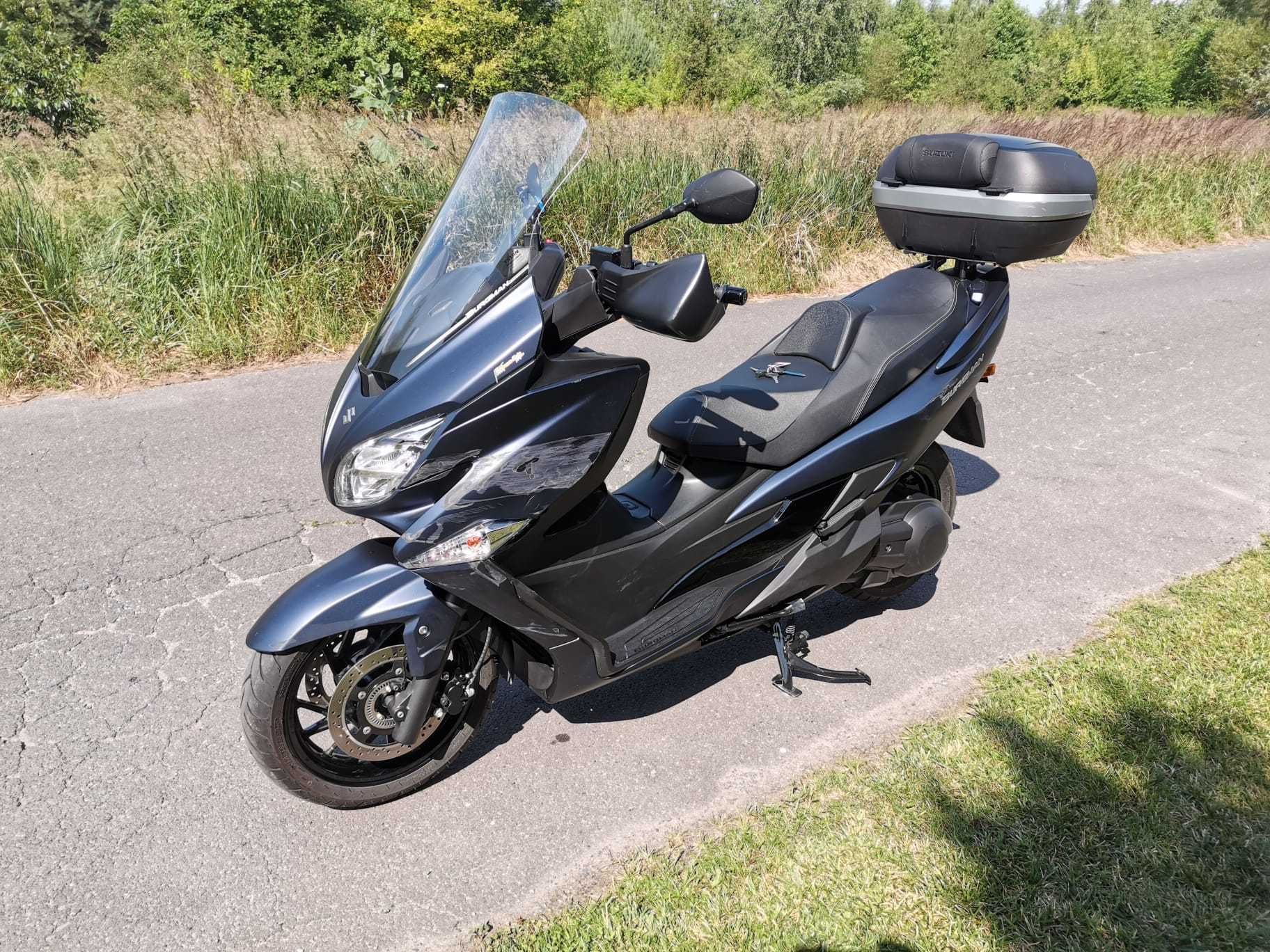 Suzuki Burgman 400 grzane manetki, sportowy wydech MIVV, tylko 5tys km