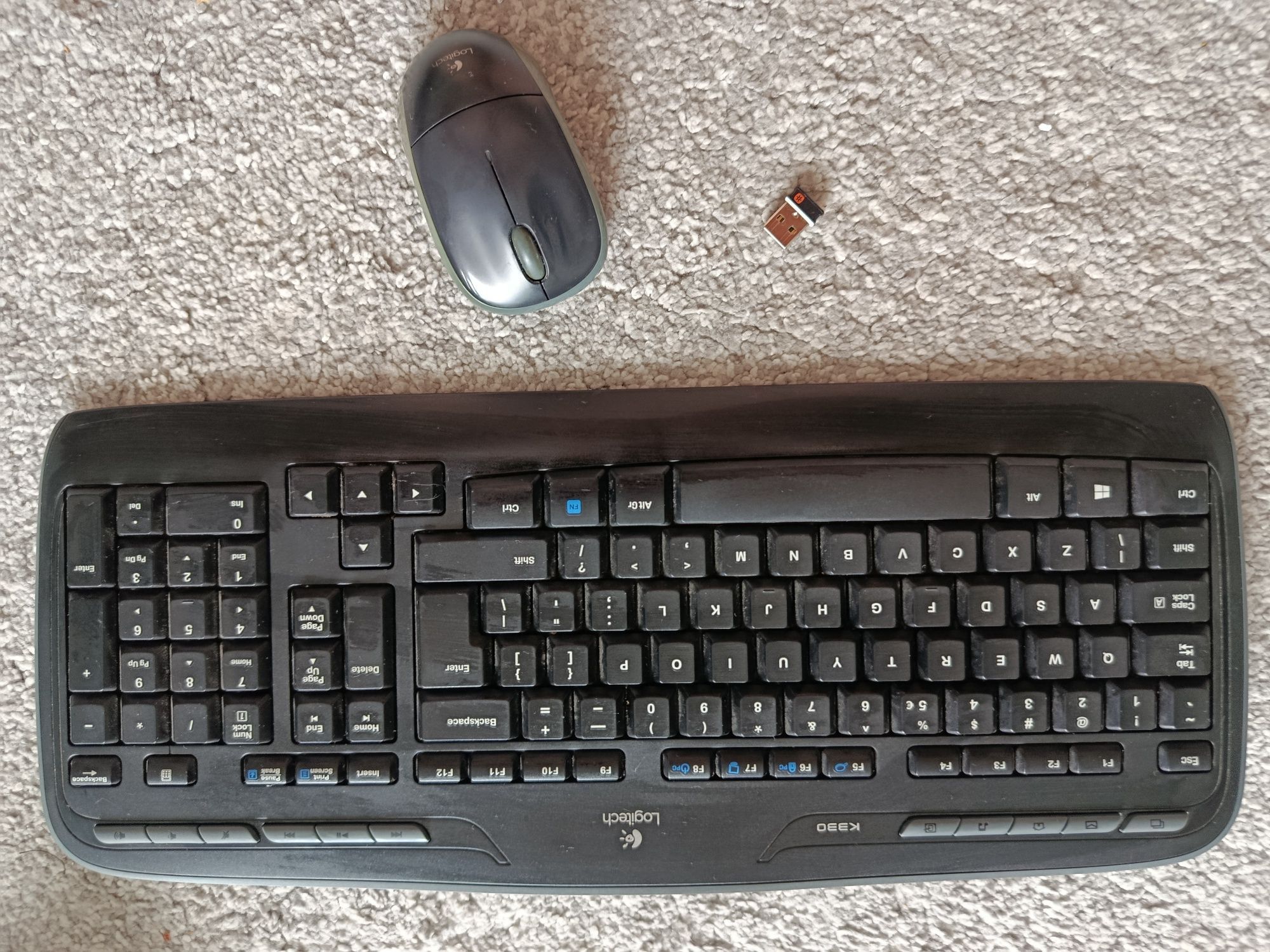 Zestaw Logitech klawiatura + mysz