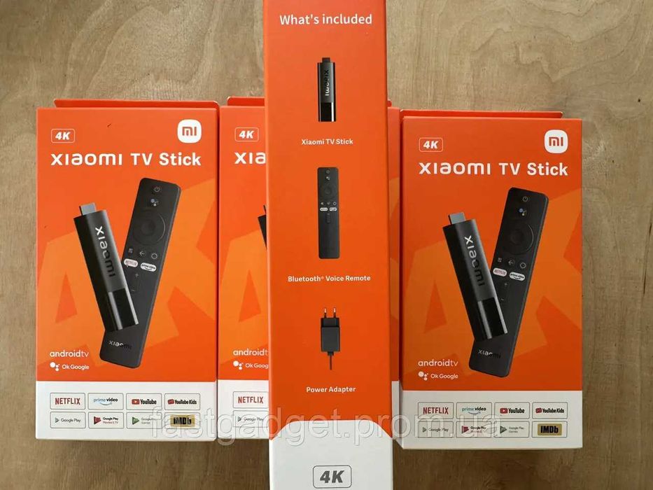 НАЛАШТОВАНА Xiaomi Mi TV Stick 4K 2/8 Amlogic Dolby Atmos EU