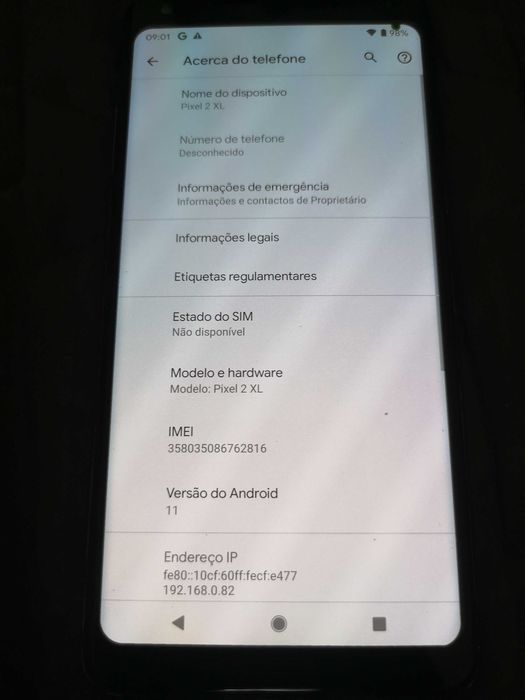Google Pixel 2XL 4GB/64GB_Desbloqueado